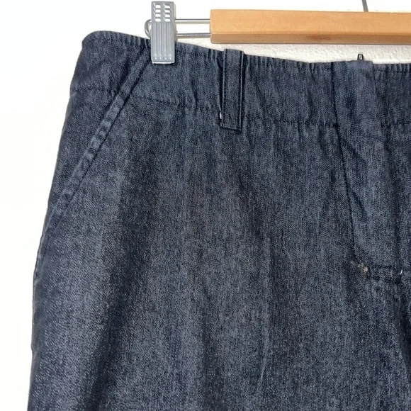 AGB women’s dark denim pocket trouser pants wide leg size 10 - Picture 3 of 6